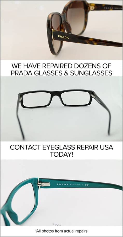 prada sunglass repair.